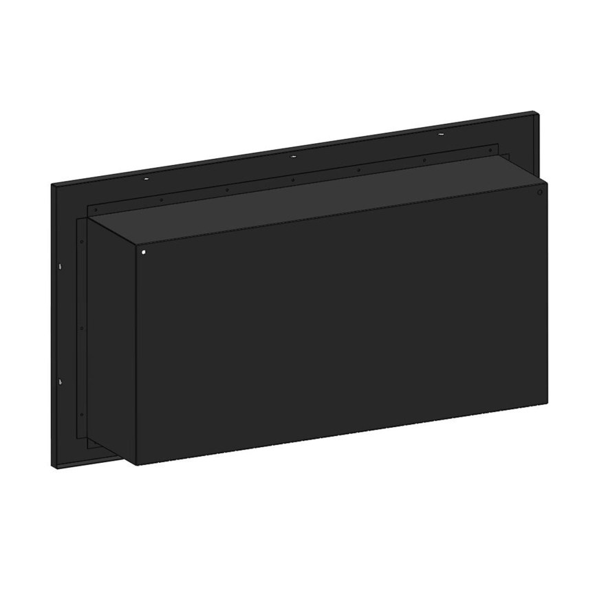 InFire - Beépített BIO kandalló 49x90 cm 3kW fekete