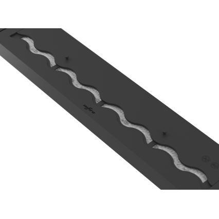 InFire - Beépített BIO kandalló 7,5x100 cm 6kW fekete