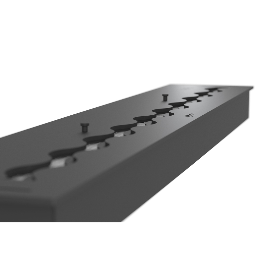 InFire - Beépített BIO kandalló 7,5x100 cm 6kW fekete