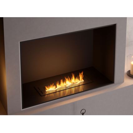 InFire - Beépített BIO kandalló 7,5x50 cm 3,5kW fekete