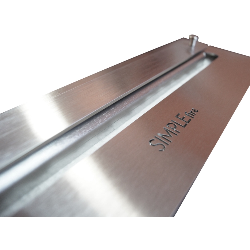 InFire - Beépített BIO kandalló 79x55 cm 3kW fekete