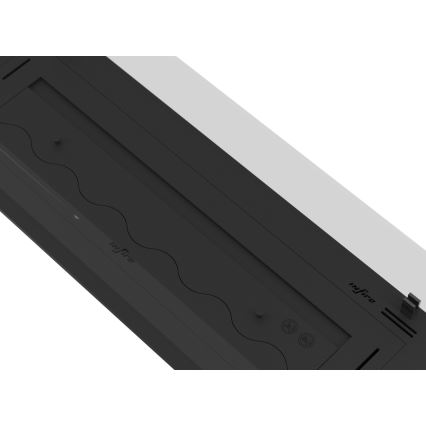 InFire - Beépített BIO kandalló 8,5x100 cm 6kW fekete