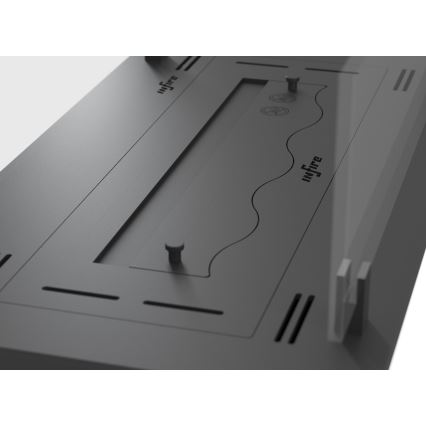 InFire - Beépített BIO kandalló 8,5x60 cm 3,5kW fekete