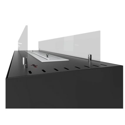 InFire - BIO kandalló 110x65 cm 3,5kW fekete