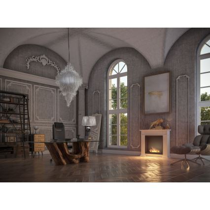 InFire - BIO Kandalló 115x100 cm 3kW fehér