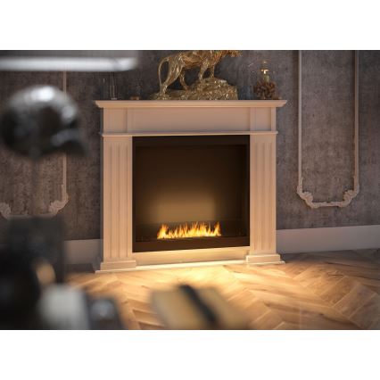 InFire - BIO Kandalló 115x100 cm 3kW fehér