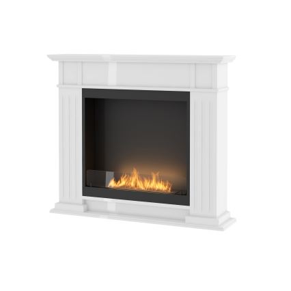 InFire - BIO Kandalló 115x100 cm 3kW fehér