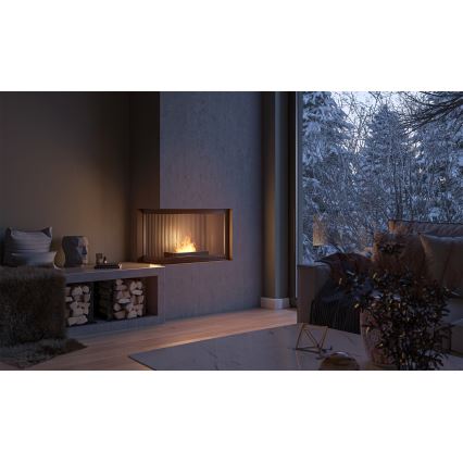 InFire - BIO kandalló 8x50 cm 3kW fekete