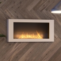 InFire - Fali BIO kandalló 120x56 cm 3kW fehér