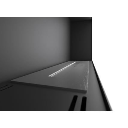 InFire - Fali BIO kandalló 44x91 cm 3kW fekete