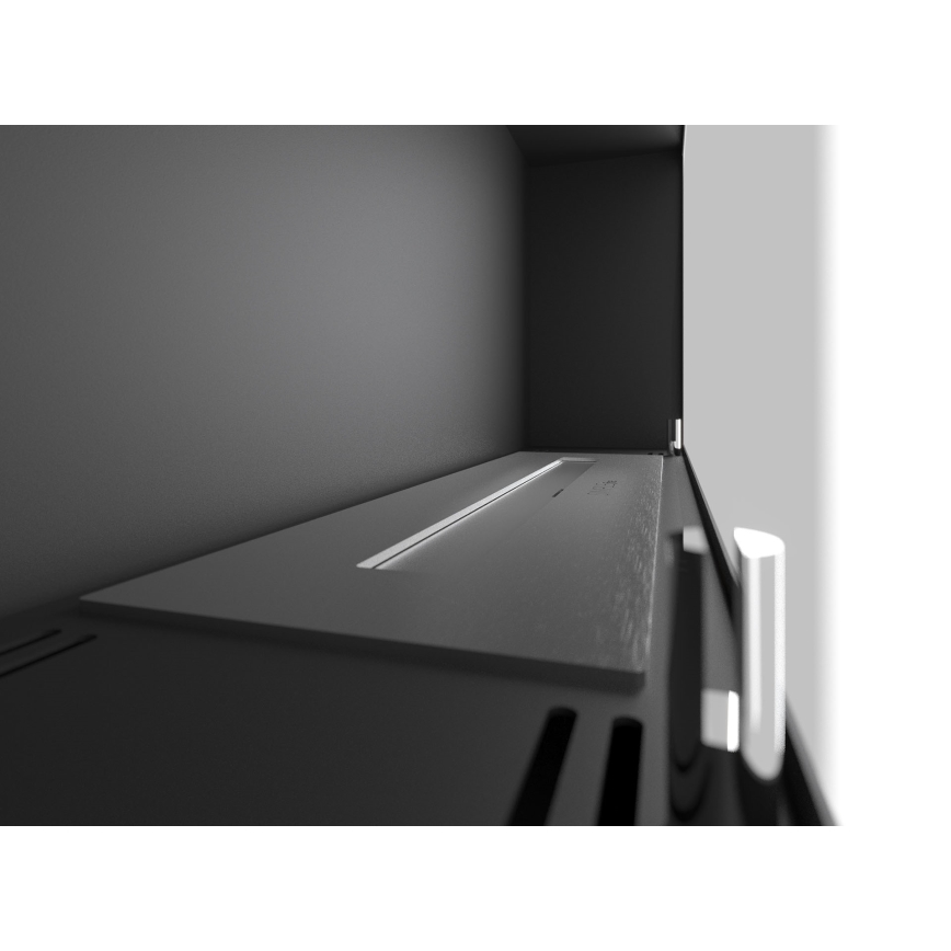 InFire - Fali BIO kandalló 44x91 cm 3kW fekete