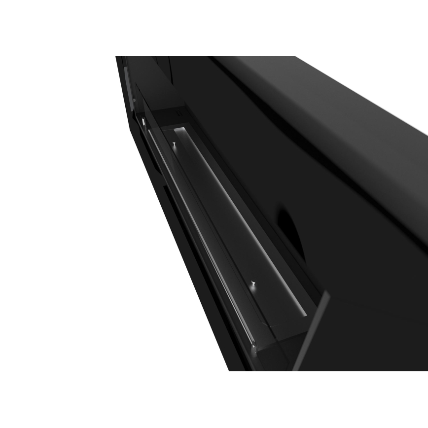 InFire - Sarok BIO kandalló 45x120 cm 3kW fekete