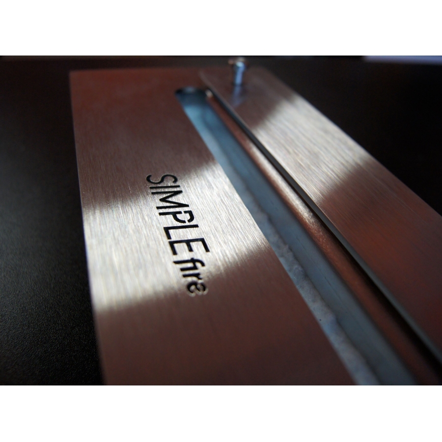 InFire - Sarok BIO kandalló 45x60 cm 3kW fekete