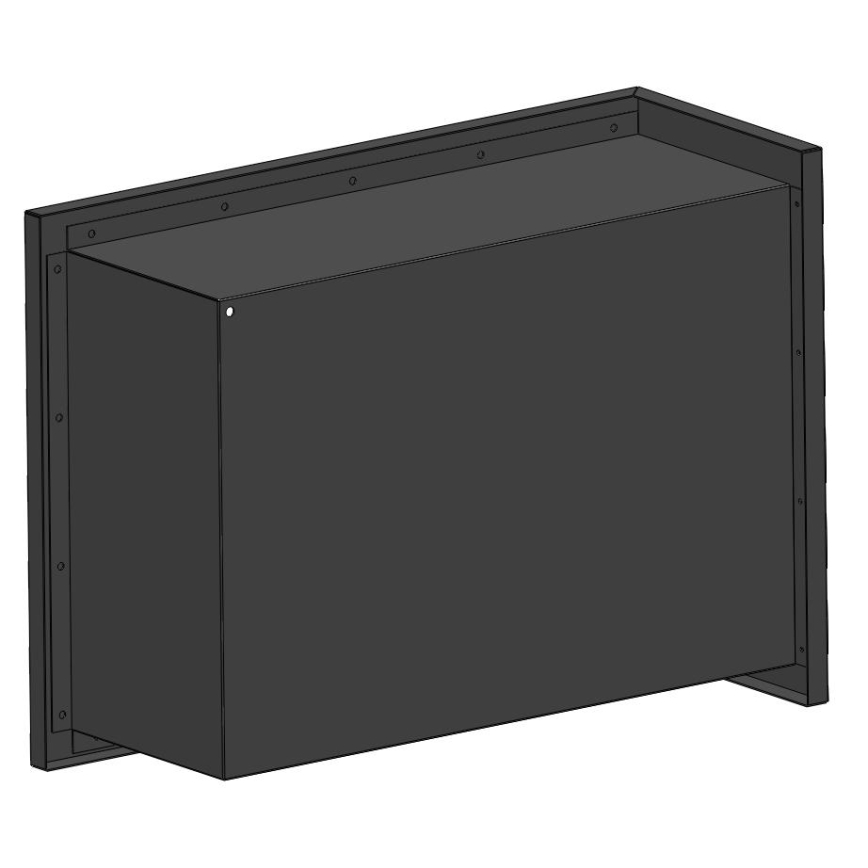 InFire - Sarok BIO kandalló 45x60 cm 3kW fekete