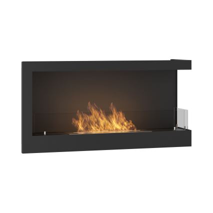 InFire - Sarok BIO kandalló 45x90 cm 3kW fekete