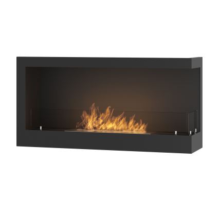 InFire - Sarok BIO kandalló 45x90 cm 3kW fekete