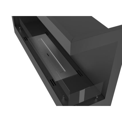 InFire - Sarok BIO kandalló 45x90 cm 3kW fekete