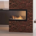 InFire - Sarok biokandalló 80x50 cm 3kW kétoldalú