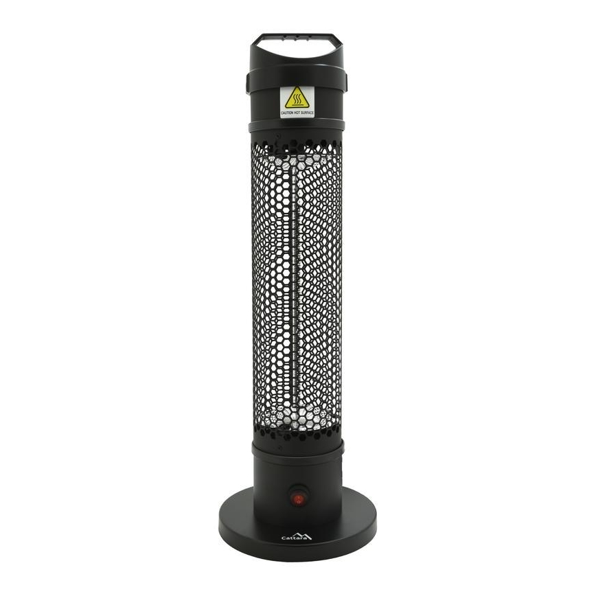 Infravörös álló fűtő 1000W/230V IP44 fekete