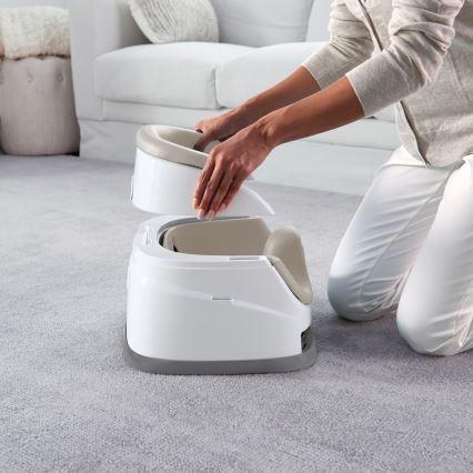 Ingenuity - 2 az 1-ben etetőszék ülőpárna BABY BASE bézs