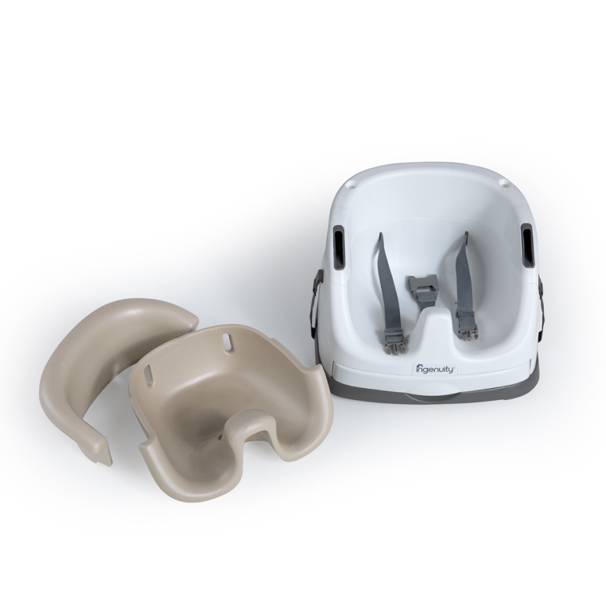 Ingenuity - 2 az 1-ben etetőszék ülőpárna BABY BASE bézs