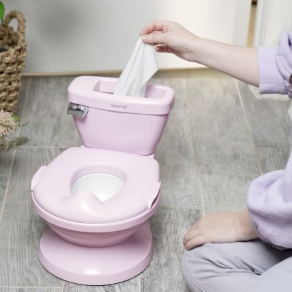 Ingenuity - Gyerek WC MY SIZE hanggal rózsaszín 2xAAA