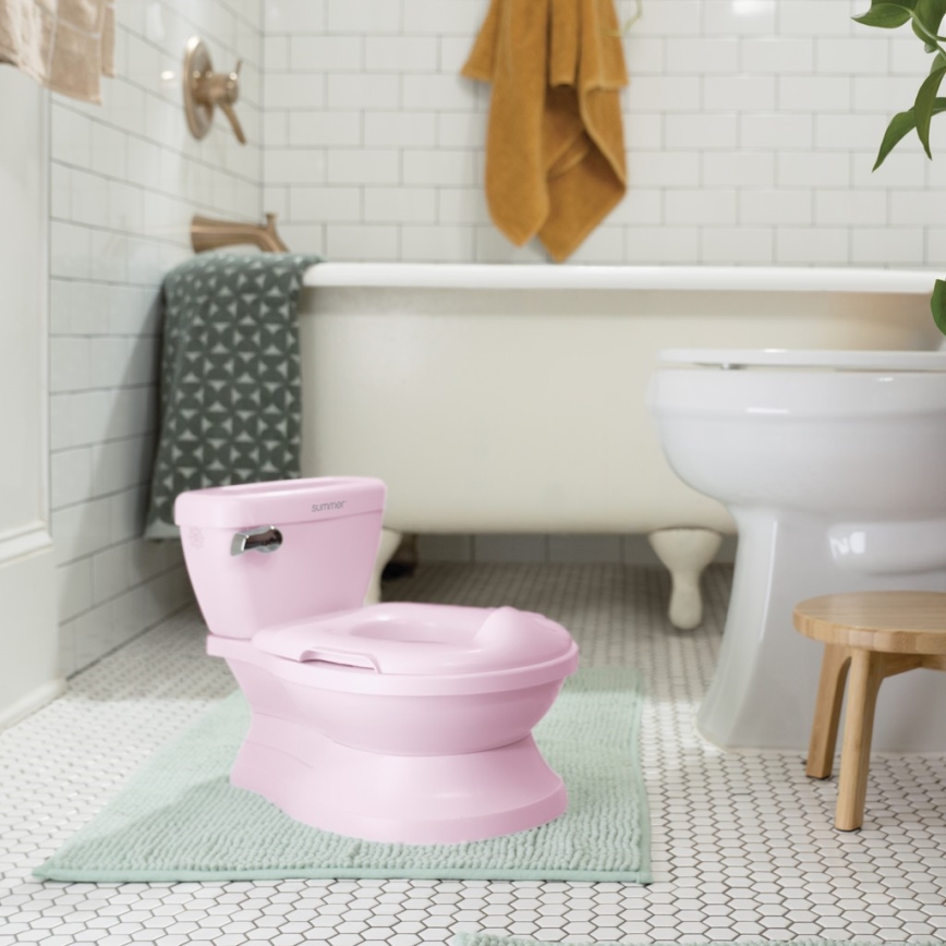 Ingenuity - Gyerek WC MY SIZE hanggal rózsaszín 2xAAA