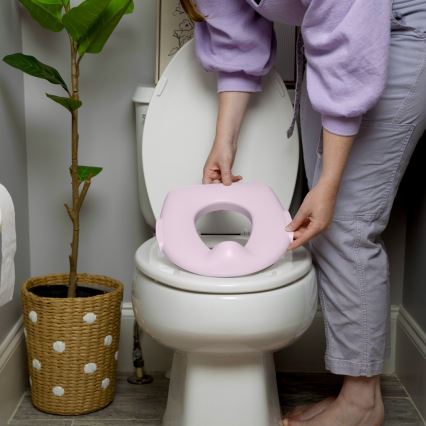 Ingenuity - Gyerek WC MY SIZE hanggal rózsaszín 2xAAA