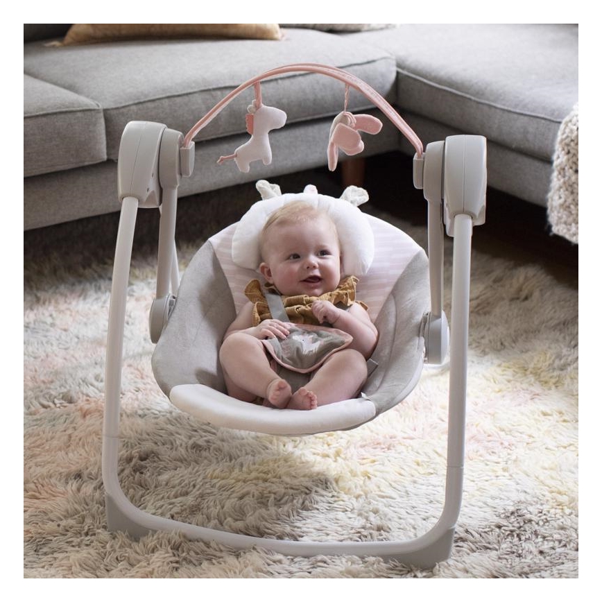 Ingenuity - Gyermek hinta dallammal FLORA THE UNICORN 4xLR14