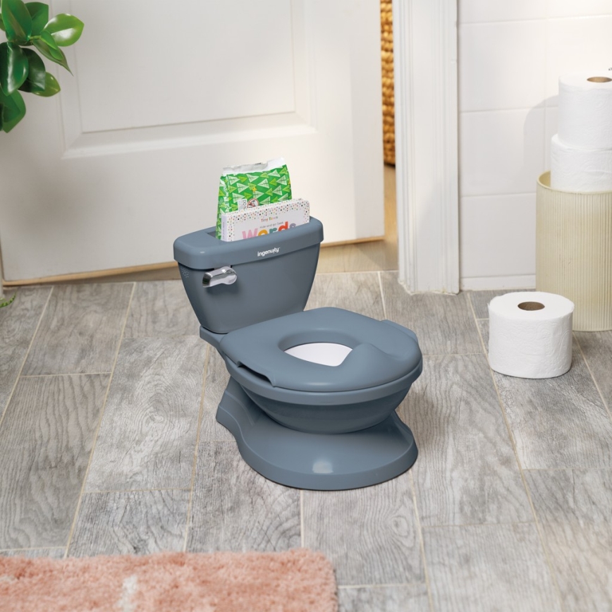 Ingenuity - MY SIZE gyerek WC hanggal, kék, 2xAAA