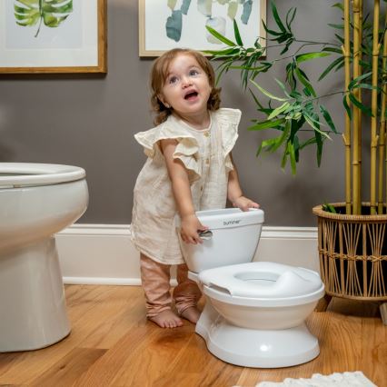 Ingenuity - MY SIZE hanggal ellátott gyerek WC, fehér, 2x AAA