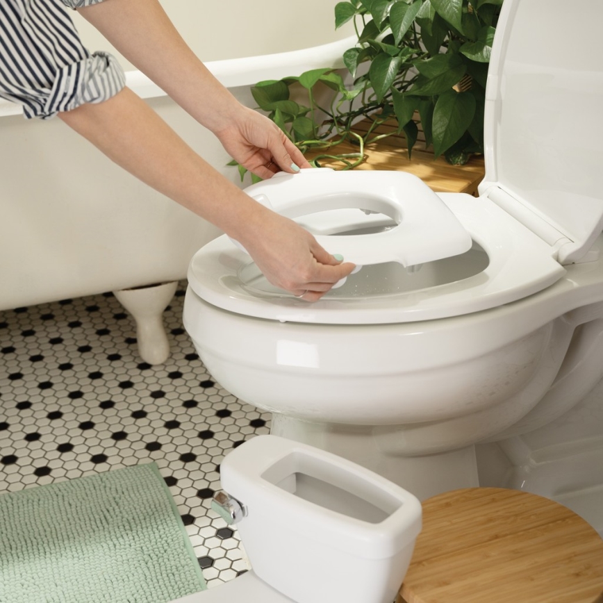 Ingenuity - MY SIZE hanggal ellátott gyerek WC, fehér, 2x AAA