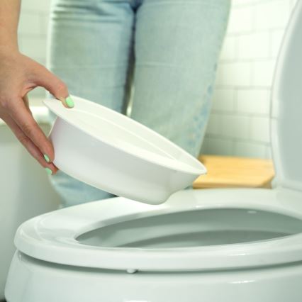 Ingenuity - MY SIZE hanggal ellátott gyerek WC, fehér, 2x AAA