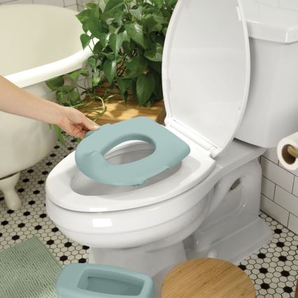 Ingenuity - MY SIZE hanghatású gyermek WC, zöld, 2x AAA