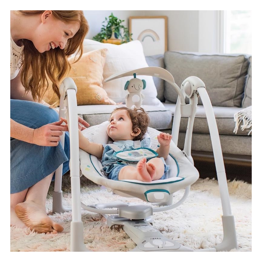 Ingenuity - Gyermek rezgő hinta dallammal 2 az 1-ben NASH 4xLR20