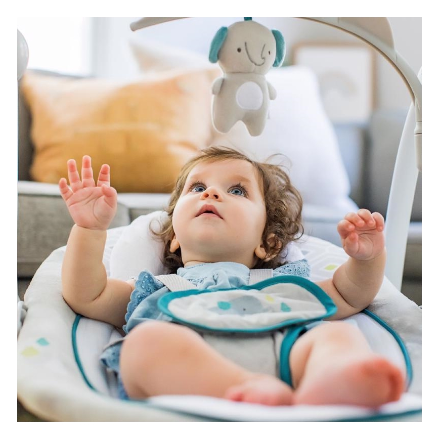 Ingenuity - Gyermek rezgő hinta dallammal 2 az 1-ben NASH 4xLR20