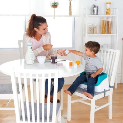 Ingenuity - Ülésmagasító étkezőasztalhoz 2in1 SMARTCLEAN TODDLER kék
