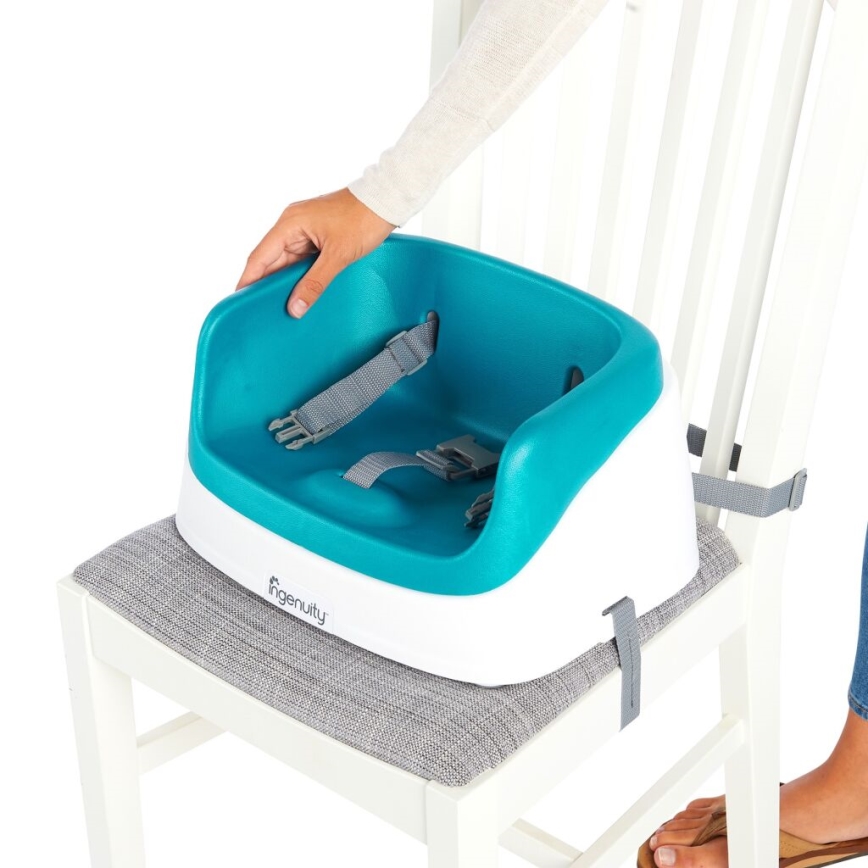Ingenuity - Ülésmagasító étkezőasztalhoz 2in1 SMARTCLEAN TODDLER kék