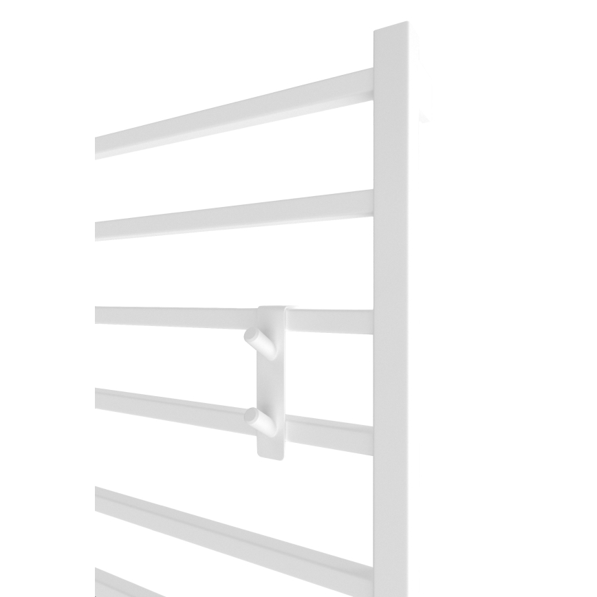 INOX rozsdamentes acél radiátorkampó/fehér