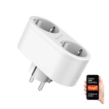 Intelligens dupla aljzat SMART 3680W/230V/16A Wi-Fi Tuya SCHUKO