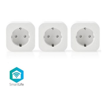 Intelligens konnektor SmartLife 2500W WiFi 3db