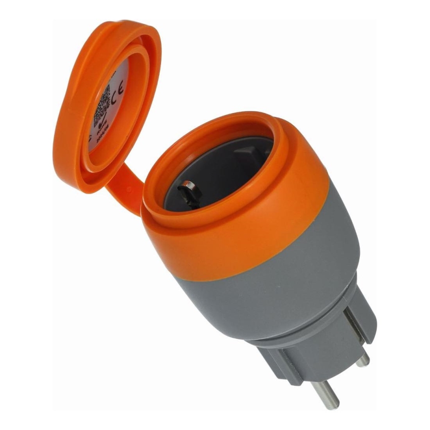 Intelligens kültéri aljzat 3680W/230V/Típus F SCHUKO/16A Wi-Fi IP44