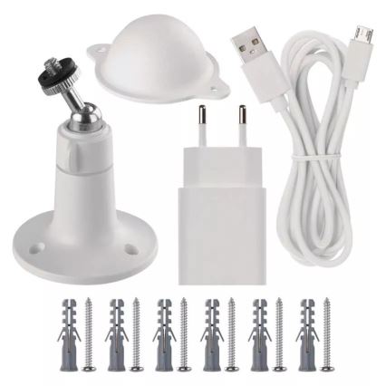 Intelligens kültéri kamera mozgásérzékelővel GoSmart 5V 9600mAh IP65 Wi-Fi Tuya