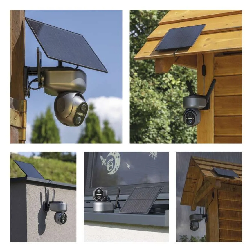 Intelligens napelemes kamera érzékelővel GoSmart 4G/LTE 10400mAh 5V IP65 Tuya