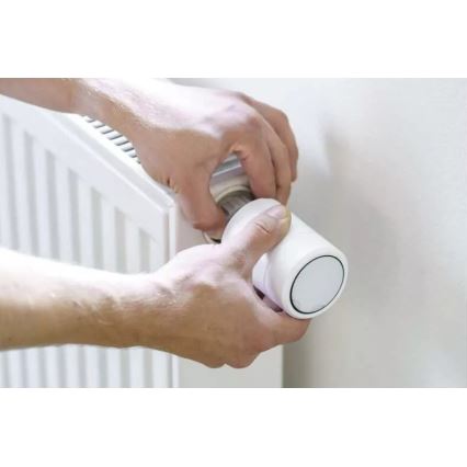 Intelligens termosztatikus fej LCD kijelzővel GoSmart M30x1,5 2xAA/1,5V Tuya