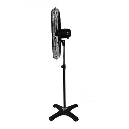 Ipari állóventilátor 190 W/230 V, 187 cm, fekete