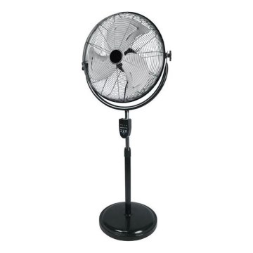 Ipari állványos ventilátor 100 W/230 V, átmérő 46 cm, fekete