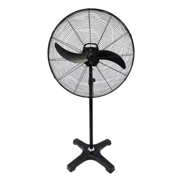 Ipari állványos ventilátor 115 W/230 V, 188 cm, fekete