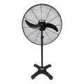 Ipari állványos ventilátor, 115 W/230 V, Ø 66 cm, fekete