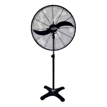 Ipari állványos ventilátor 160 W/230 V, 182 cm, fekete
